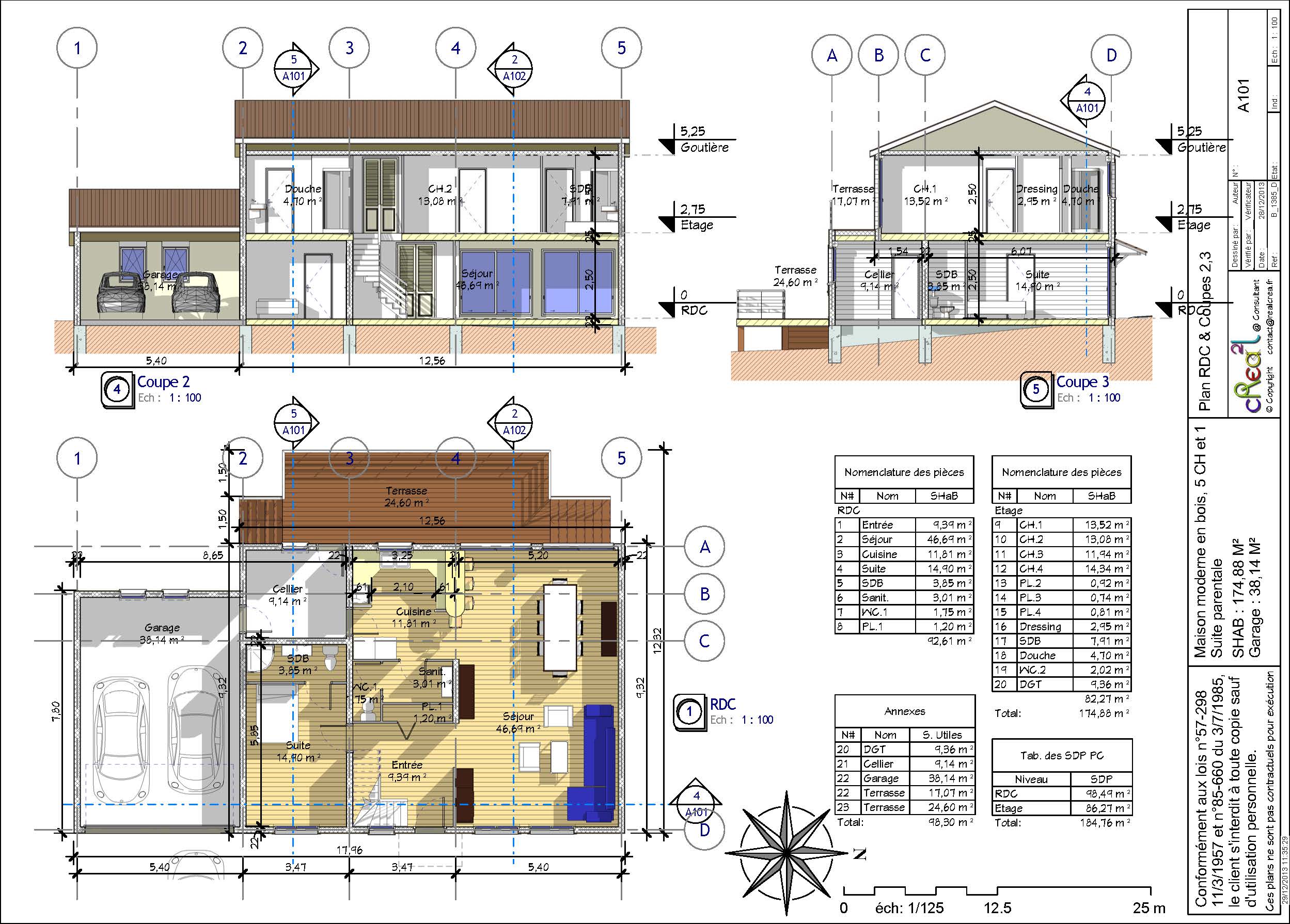 Plan De Maisons Maison R1 4 Chambres